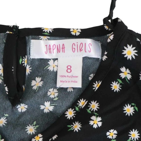 JAPNA GIRLS - V-neck Flare Sleeve Top Size 8 - Picture 5 of 5